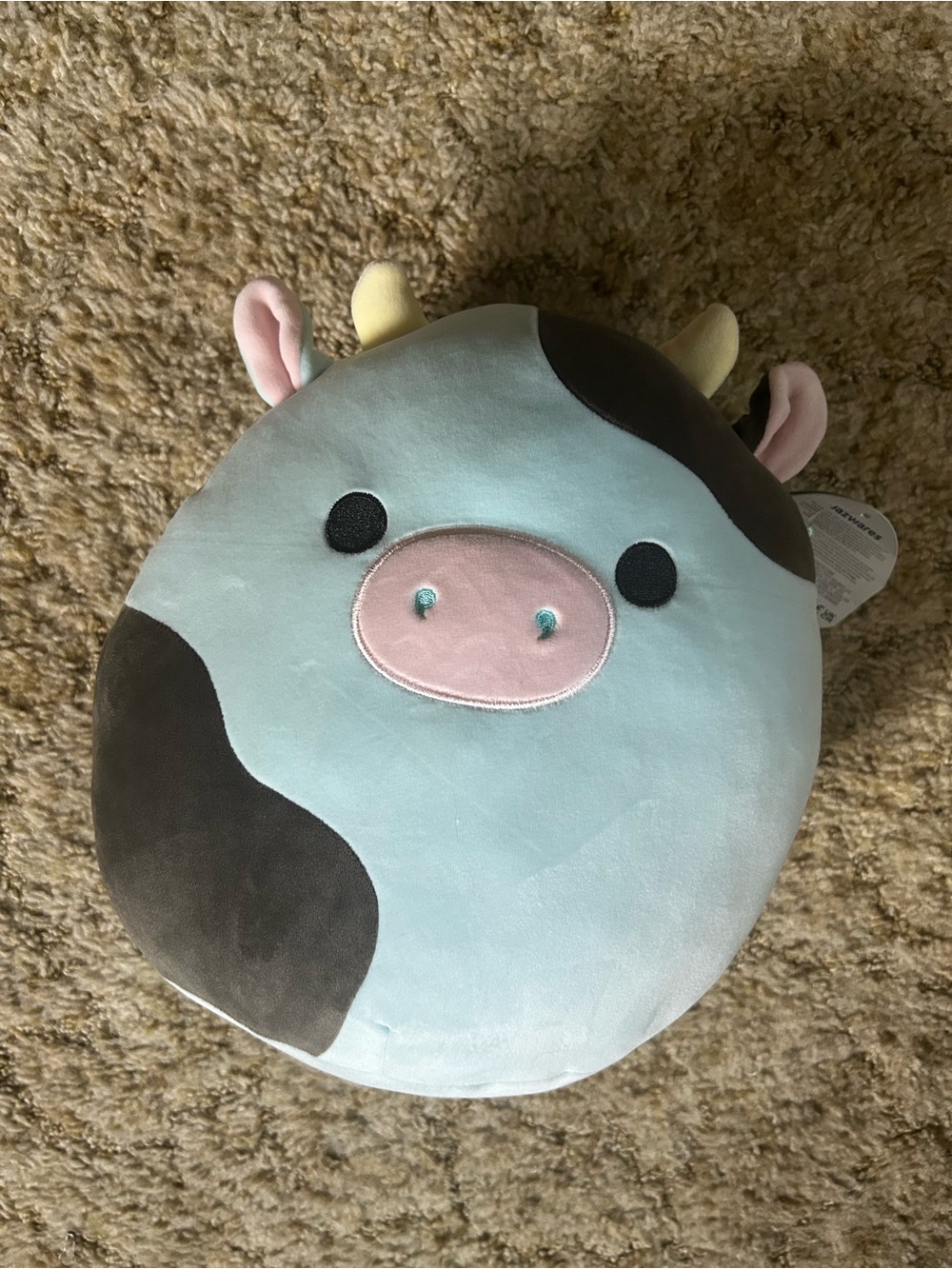 Squishmallows Cow Cillian Plush Toy Stuffed Animal Blue 11β